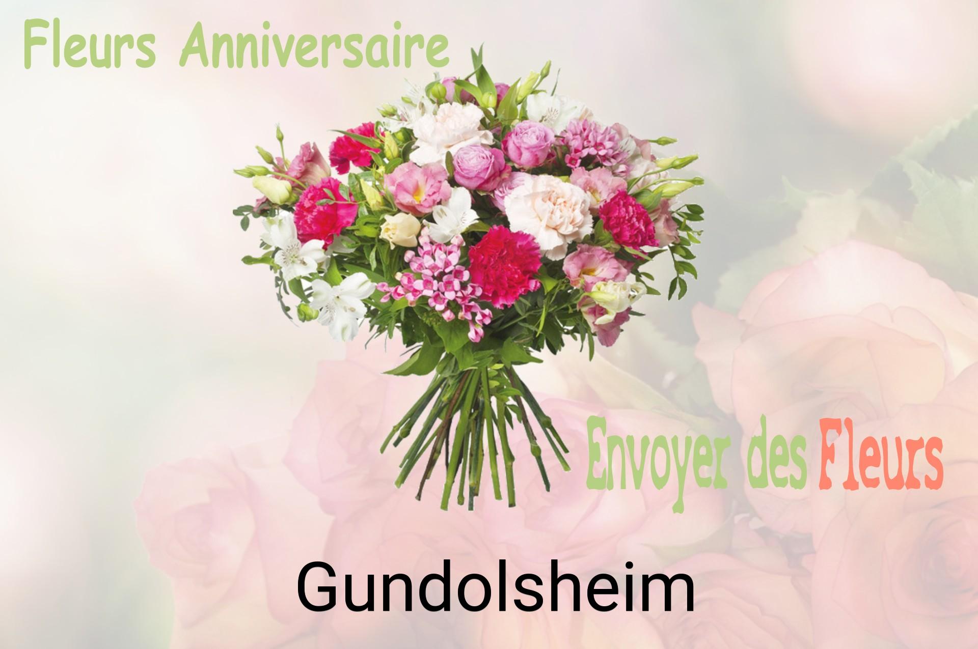 Bouquet de fleurs d’anniversaire livré à Gundolsheim