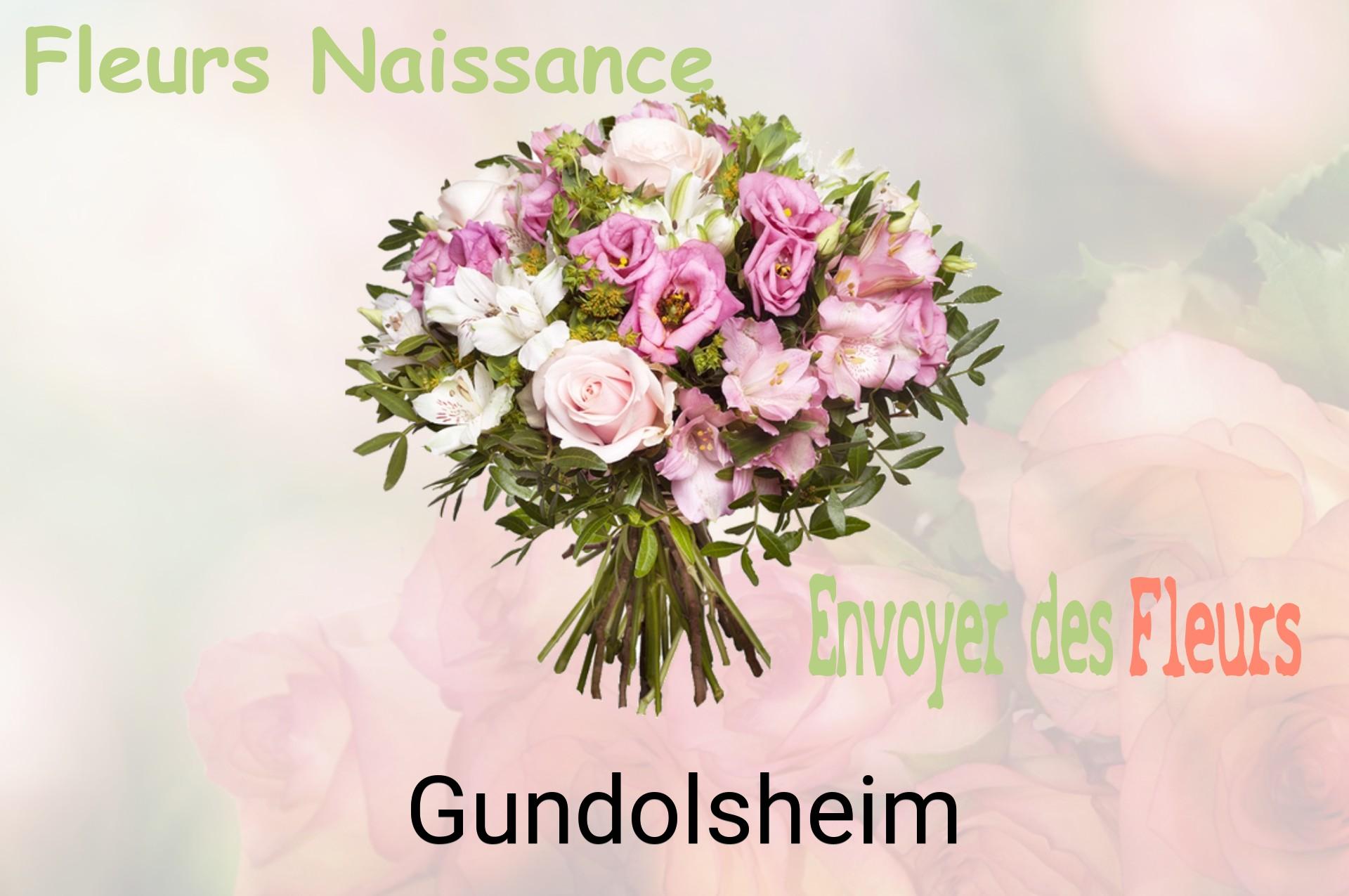 Bouquet de fleurs de naissance livré à Gundolsheim